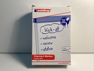 P033 edding 383 Flipchart-Marker schwarz 1,0 - 5,0 mm, 10 St.