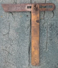 Vintage E.A.R. Metal Sliding T Bevel Square Woodworking