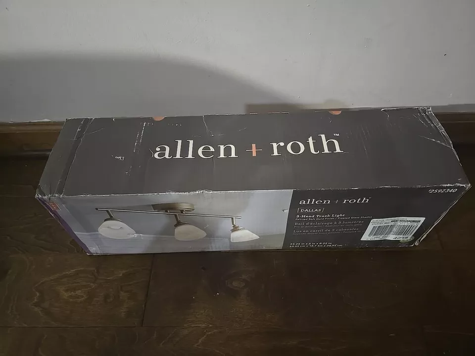 allen + roth Dallas 3 Light 23.25 in. New Soft Gold Dimmable LED Fixed Track Bar - Image 4 of 4