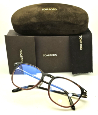 New Tom Ford Reading Glasses TF 5700-B 054 54-20 145 Red Tortoise