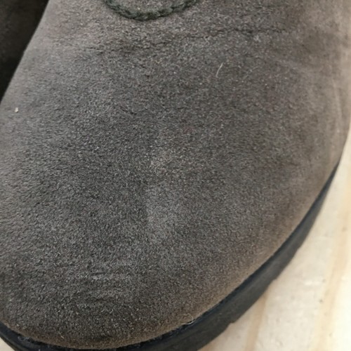 MukLuks Boots Womens 7 Kendra Ankle Booties Brown Buckle Heeled Faux Fur Zip - Picture 11 of 16