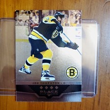 2004-05 UD Black Diamond Hockey Quad 4 #170 Joe Thornton Boston Bruins Cards