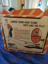 Vintage 19th Hole Brandell Birdie Set 1903c Electric Putting Cup+Green+Flag+Box