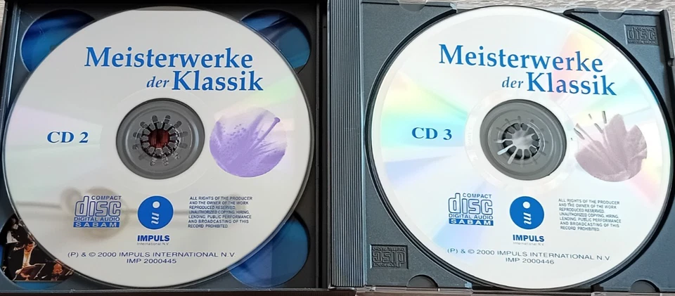 Meisterwerke der Klassik - Vol. 2 - 3 CD-BOX /Impuls International 2000, 2000446 - Bild 3 von 4