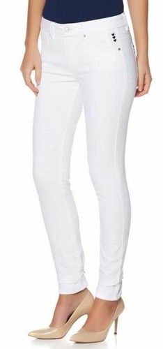 GIULIANA LUXE Size XS Limitless Possibilities Skinny Jeans WHITE