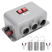 NEW 3 Hole 12V 800W Electric Car Heater Heating Fan Defogger Defroster Demister