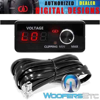 DIGITAL DESIGNS DD AUDIO VMRMT-6 REMOTE 6 PIN FOR OLDER M SERIES M1d M2 M3c M4 M5 AMPLIFIERS NEW