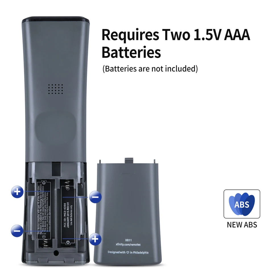 For Comcast/Xfinity XR11 Premium Voice Activated Cable TV Backlit Remote Control - Image 4 of 4