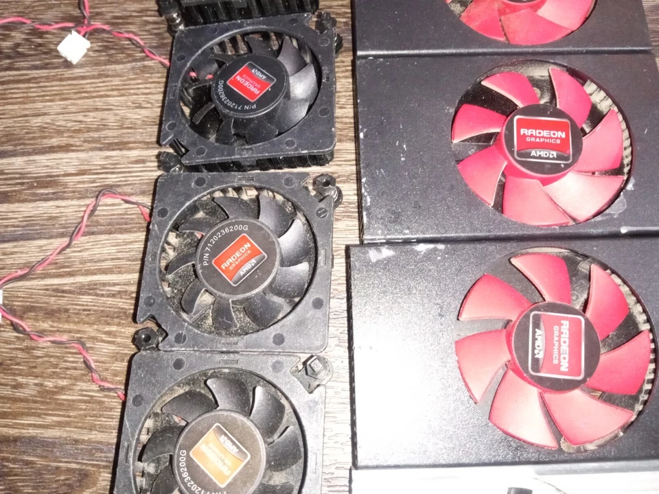 Bulk Lot ATI Radeon Cooling Fans Heatsinks For Graphics Cards - FREE SHIPPING - Image 3 of 4
