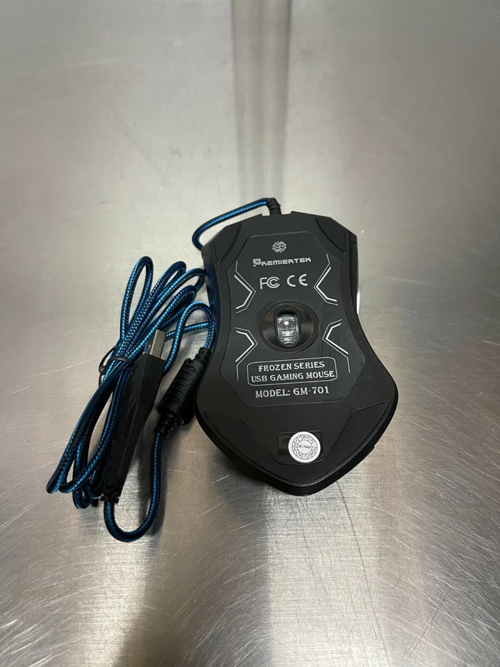 Gaming Mouse 5 Button USB Wired Premiertek GM-701 - mouse - USB - black  - Image 3 of 4