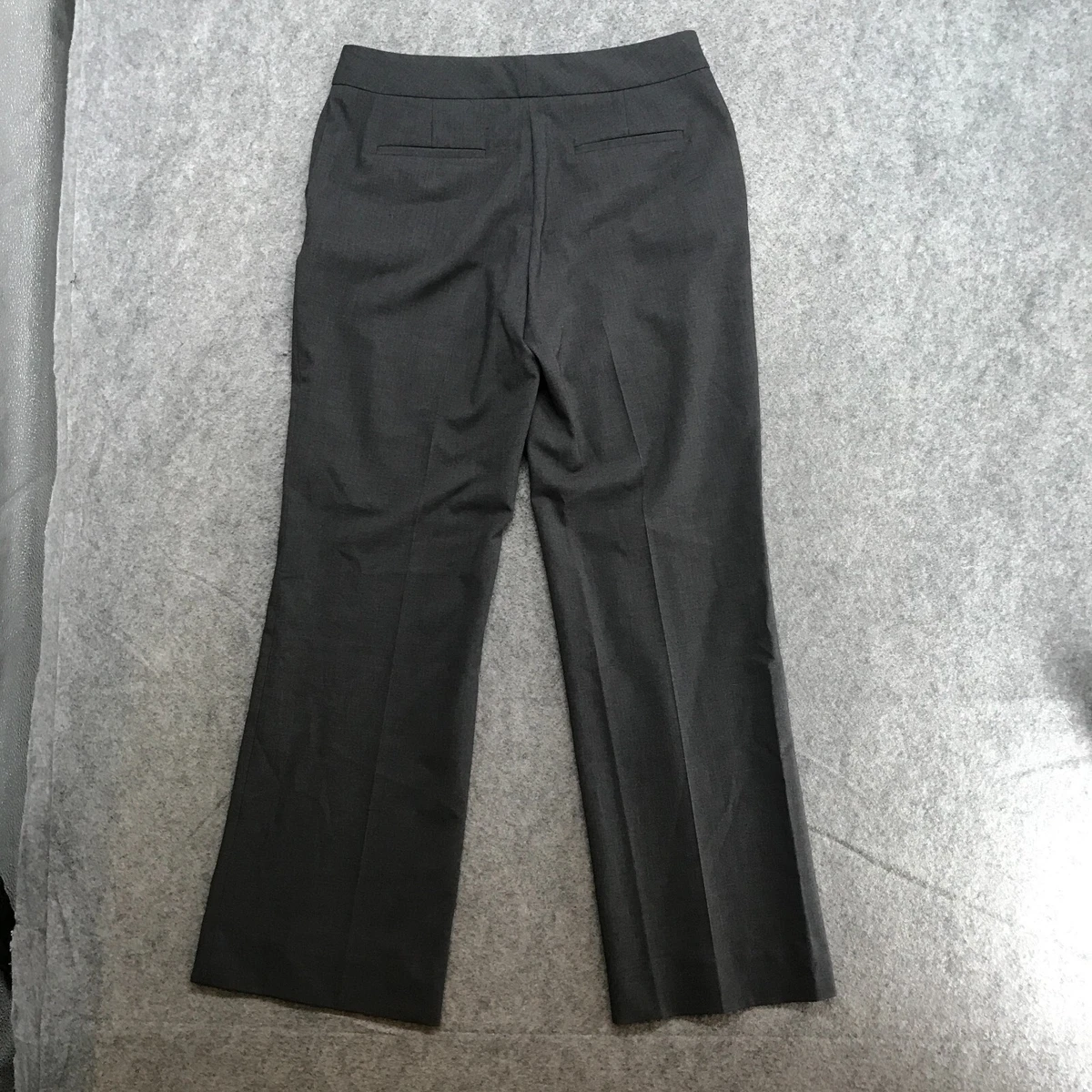 Calvin Klein Dress Pants Womens Size 4 Gray Boot Leg Classic Fit