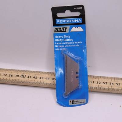(10-Pk) Personna Heavy Duty Utility Blades 0.025 61-0068
