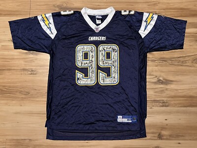 Vintage Reebok San Diego LA Chargers Igor Olshansky Jersey Mens XL