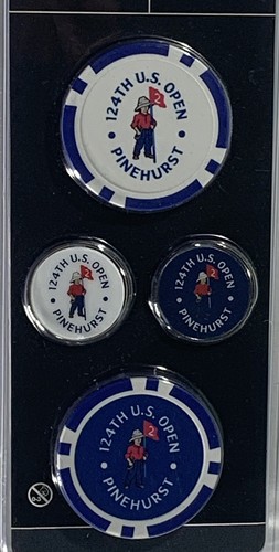 2024 US Open golf Ball Markers Poker Chip Set Pinehurst pga new - 第 5/12 張圖片