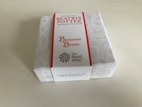 Simply Coins~ 2017 SILVER PROOF BENJAMIN BUNNY FIFTY 50 PENCE BOX COA - Picture 3 of 4