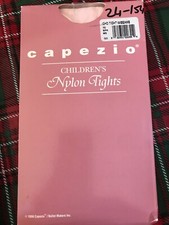 New Capezio 7C Child's Footed Tights With Seams Ballet Pink, Size MS