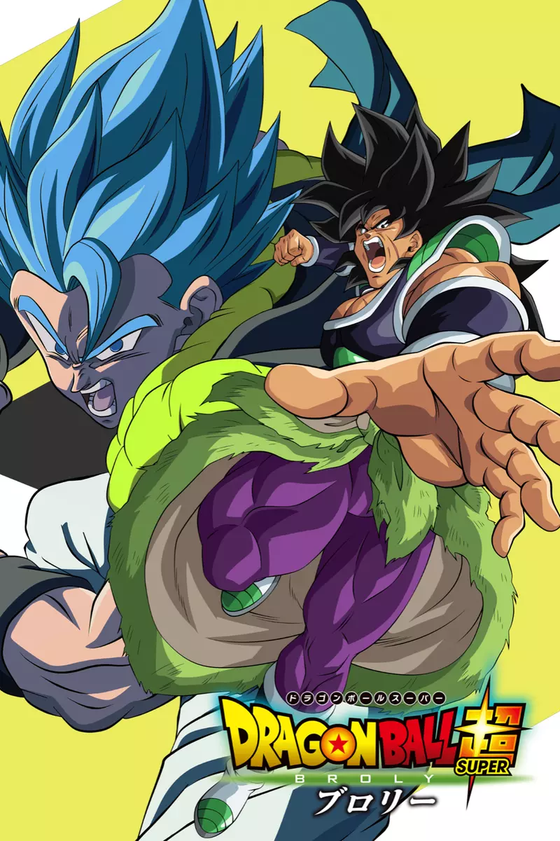 Dragon Ball Super Poster Gogeta VS Broly 12in x 18in Free Shipping