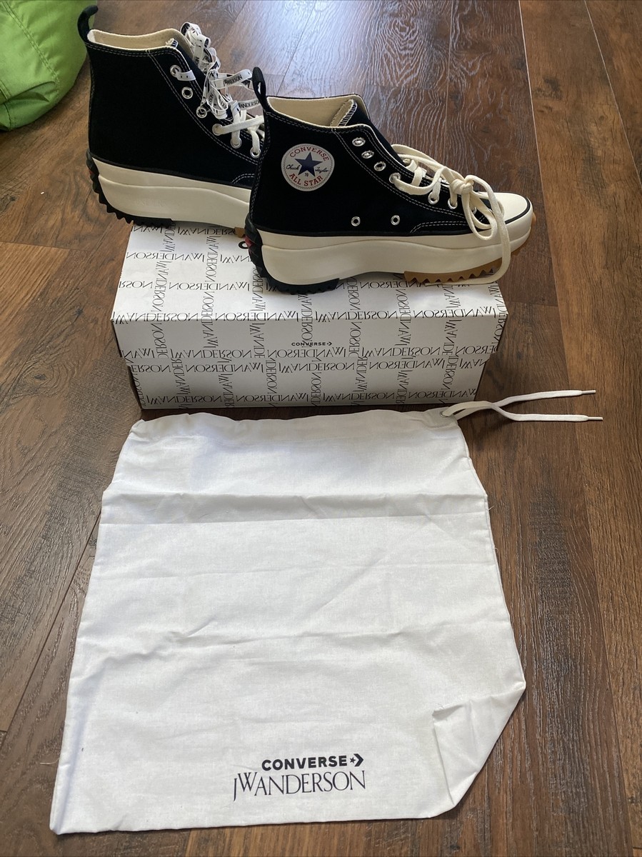 Converse X J.W Anderson Run Star Hike Hi Men 8 Black Gum Converse X J.W Anderson Run Star Hike Hi Men 8 Black Gum