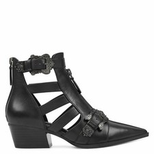 Nine West Women's Carrillo Pointed Toe Ankle Fashion Boots, Black 5M