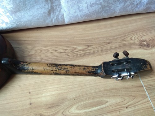 RARE Collectible Musical Instrument USSR Soviet Vintage Domra MANDOLIN old case - Picture 6 of 12