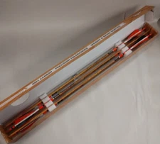 (6) Black Eagle - Vintage - 19/64" Dia. - .001 Strt - 600 Spine  - Carbon Arrows