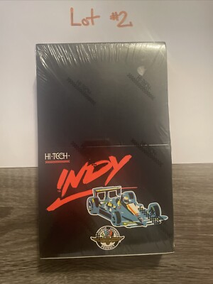 1991 Indy Trading Cards - From Hi-Tech - Sealed Box Of 36 packs