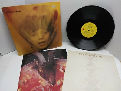  ROLLING STONES: Goats Head Soup LP Promotone 1973 gatefold COC 59101 Insert