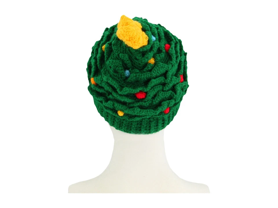 Boné gorro San Diego verde árvore de Natal ADEQUADO PARA 1-2 ANOS etiqueta diz 0-6 mos - Imagem 4 de 4