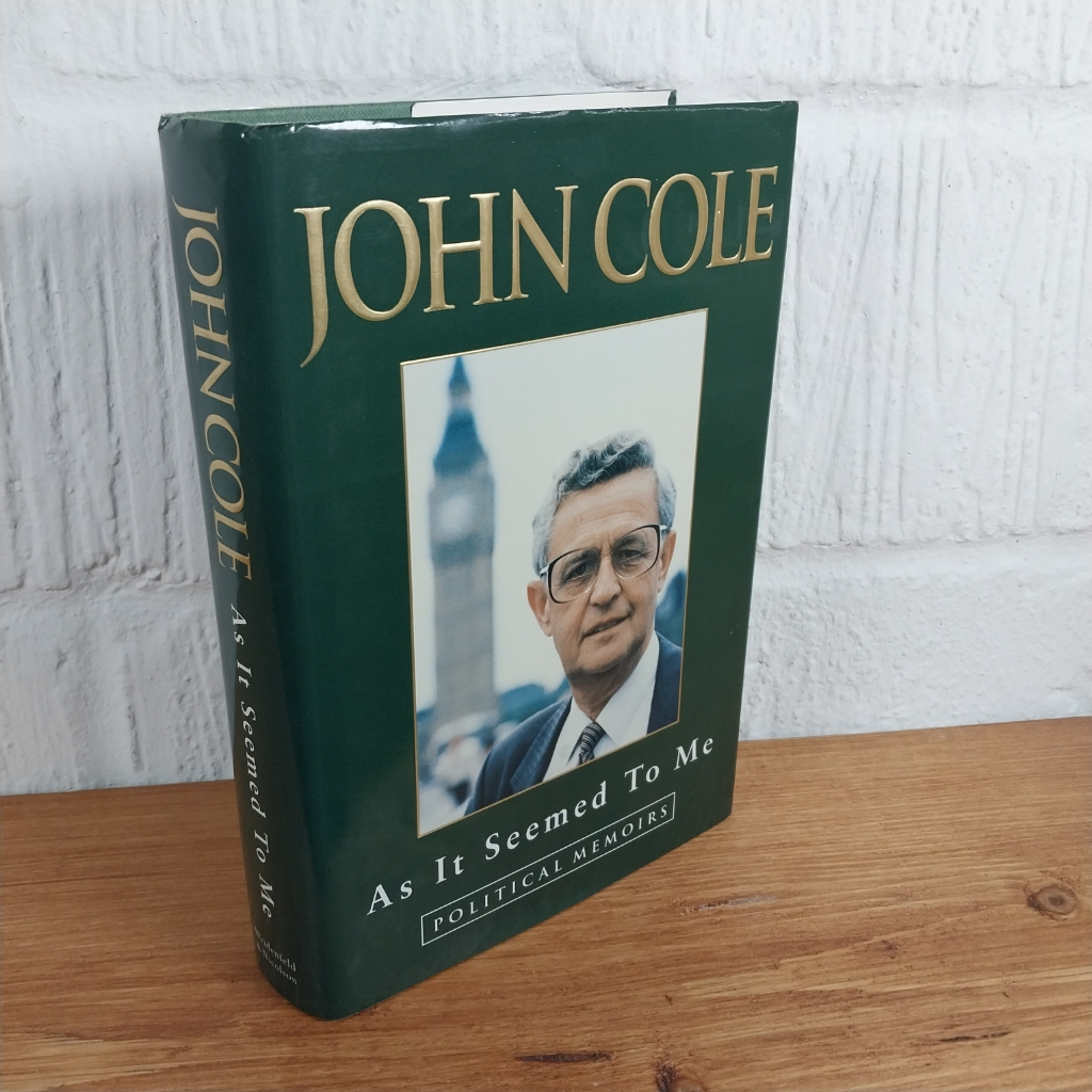 As it Seemed to Me: Political Memoirs by John Cole (Hardcover, 1995)