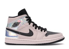 air jordan 1 womens mid iridescent trim
