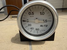 Blitz Mechanical Boost Gauge Vintage Classic Meter Illumination Excellent Japan Blitz Mechanical Boost Gauge Vintage Classic Meter Illumination Excellent Japan