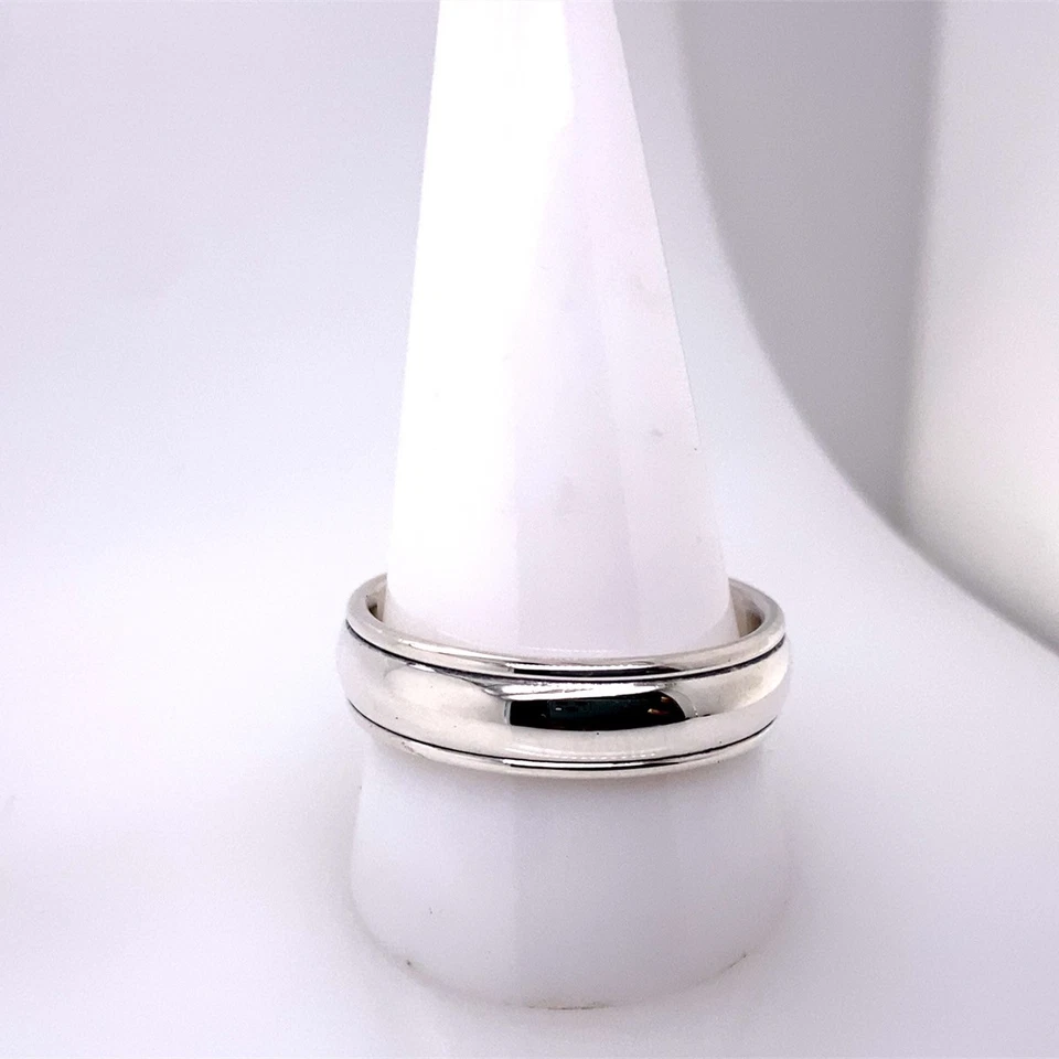 Anel de aliança de casamento de prata esterlina James Avery (DG7158389) - Imagem 4 de 4