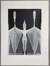 Romain de Tirtoff 'Erte'   'Le Bijoux de Perles' Serigraph HAND SIGNED
