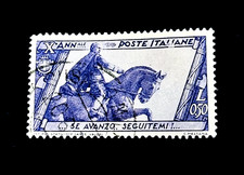 Francobollo ITALIA - 1932 Marcia Fascista su Roma 10° Sn 297 Usato r52