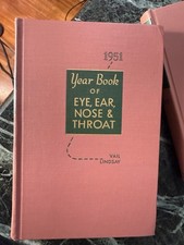 Vintage Year Book of Eye Ear Nose Throat Vail...
