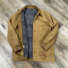 Vintage 70s Wrangler Big Ben Blanket Lined Canvas Chore Coat Jacket Mens 38