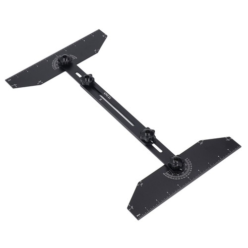 Aluminum Stair Tread Template Tool 360 Degree Rotating Stairs Treads Gauge Easy - Picture 10 of 12
