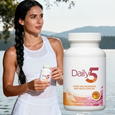 3PACK Doctors' Preferred Daily5 90 Vegan Capsules Dietary Supplement Formula