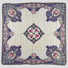 Vintage Christian Dior Handkerchief Neckerchief Bandana Pocket Square