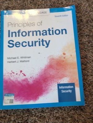 Principles of Information Security Seventh Edition M. Whitman & H. M.