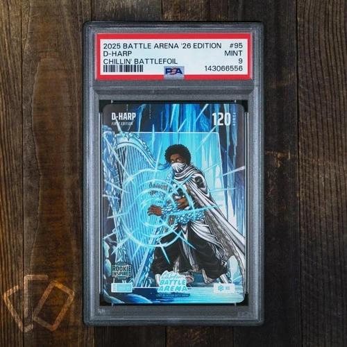 Dylan Harper Rookie 2026 Bo Jackson Battle Arena Chillin' Battlefoil Ice PSA 9