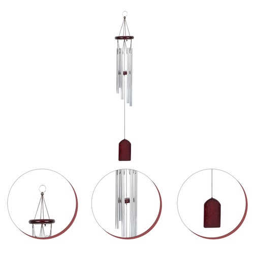 Campanas de viento de tubo de aluminio campana colgante hogar balcón exterior campana de viento - Imagen 2 de 12