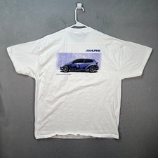 Vintage Y2K Honda Civic Alpine Graphic White T-Shirt Size XL