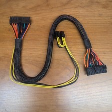ATX 24 Pin Power Supply Cable 12v AUX 8/4 pin 4 4 braided