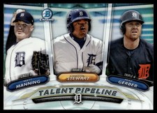 2018 Bowman Chrome Talent Pipeline #TP-DET Gerber / Stewart / Matt Manning