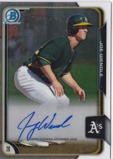 2015 Joe Joey Wendle Bowman Chrome   Auto  RC     #BCAP-JW (A1792)
