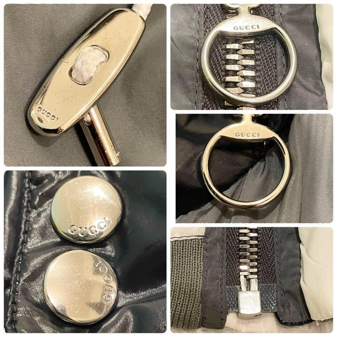 Gucci Nylon Blouson Felpa con Cappuccio L Usatoo Otti Uomoa Donnatabile