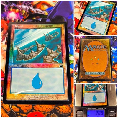 MTG Island V.4   EX Vintage Iconic Land FOIL Mercadian Masques 1999 MM OG