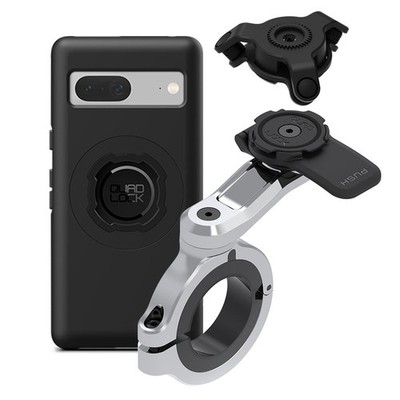 Quad Lock Handlebar Mount Pro Chrome Large Kit - Google Pixel 7 MAG with