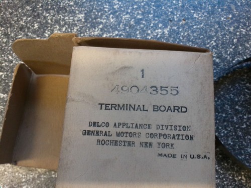 Terminal Board Wiper Motor NOS GM 4904355 1959-1962 Oldsmobile 2 Speed Wipers - Picture 5 of 5